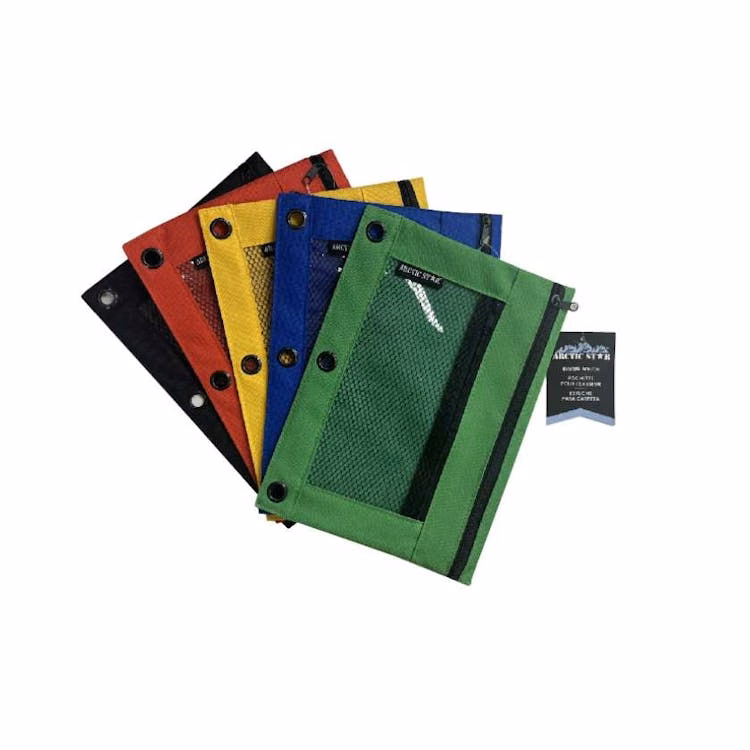 Double Zipper Pencil Pouch