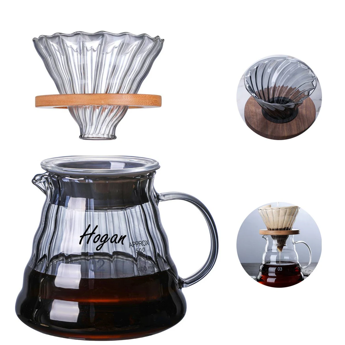 Hand Poured Coffee Maker Set 1