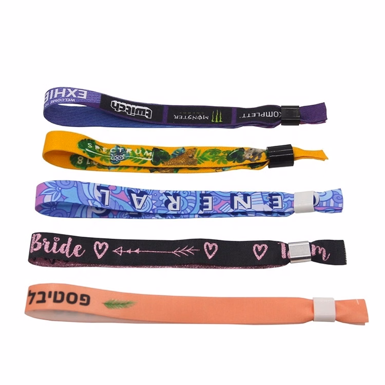 Printed Fabric Polyester Wristband