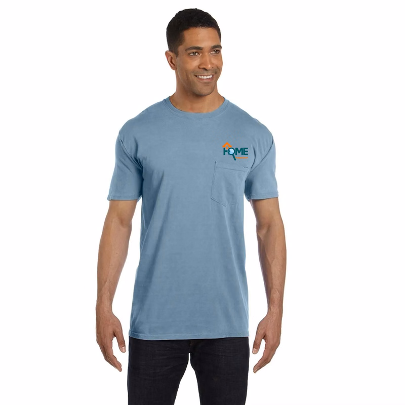 COMFORT COLORS ADULT HEAVYWEIGHT 6.1 OZ. POCKET T-SHIRT