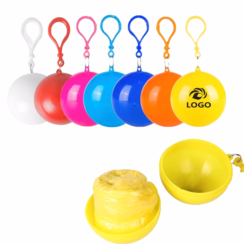 Disposable Raincoat With Ball