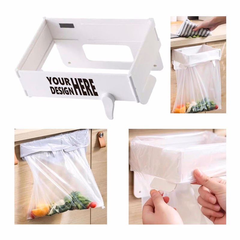 Wall-Mounted Garbage Bag Holder