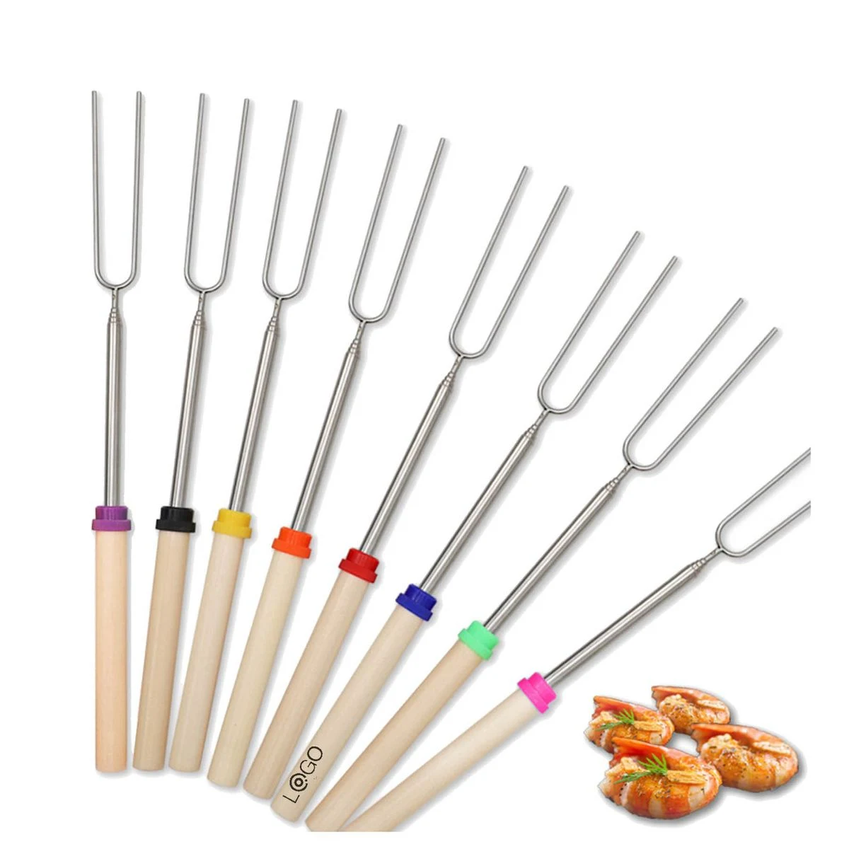 Telescoping Extension BBQ Fork 1