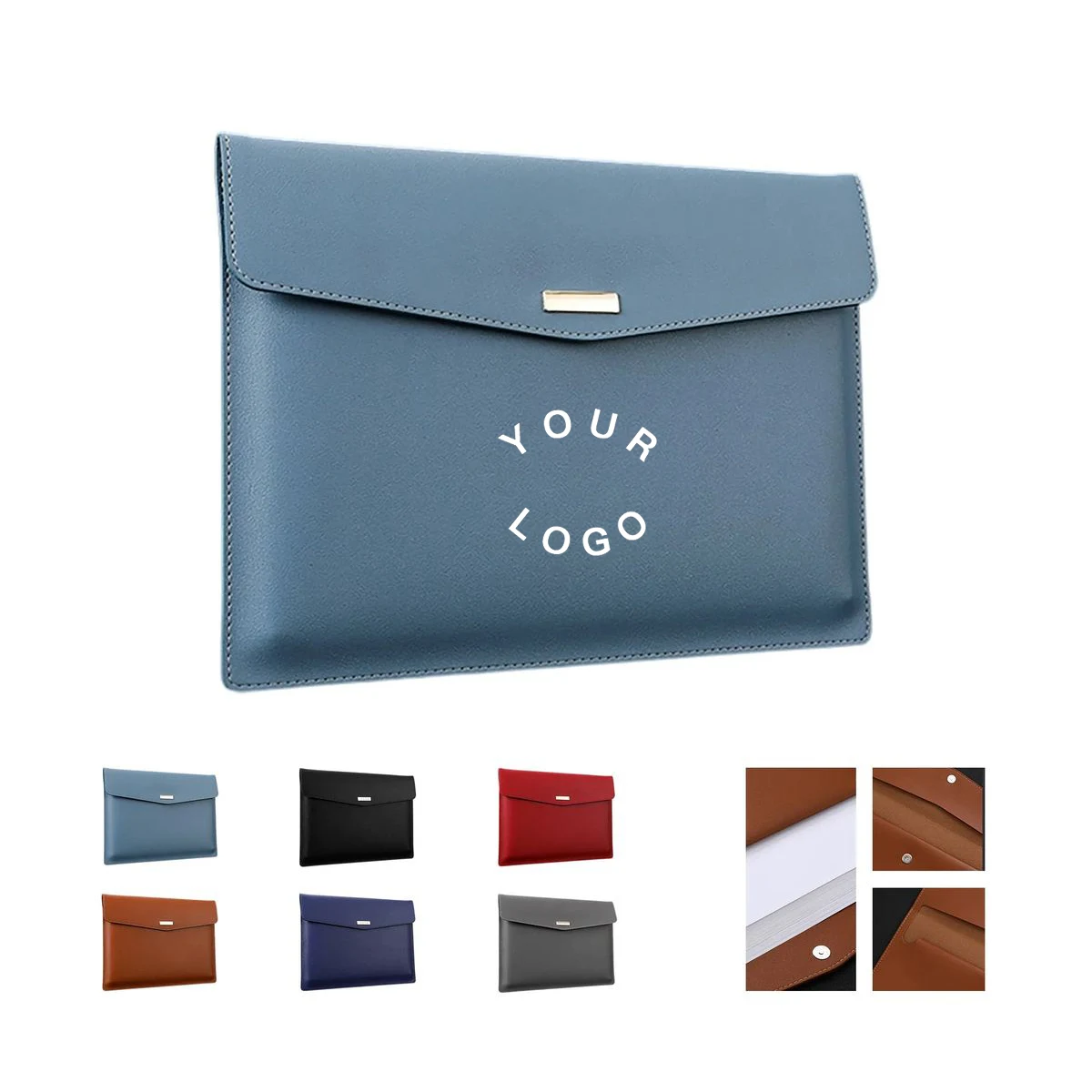 PU Leather Folder with 13 Inch Size and Organized Storage 1
