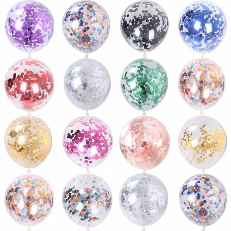 Confetti Sequin Latex Balloon