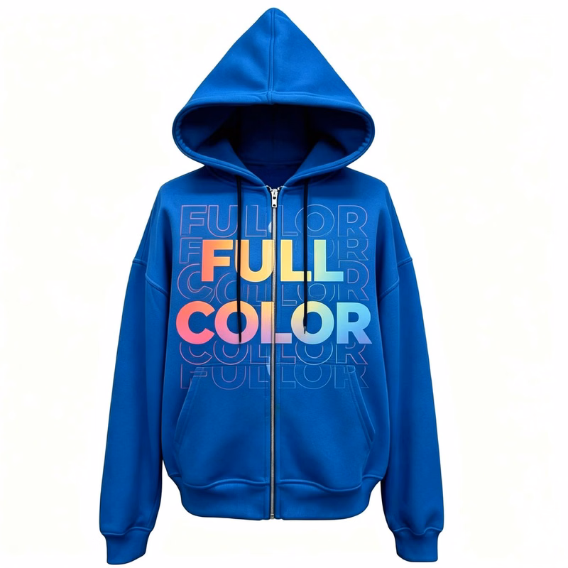 Sublimation Hoodie with Zipper