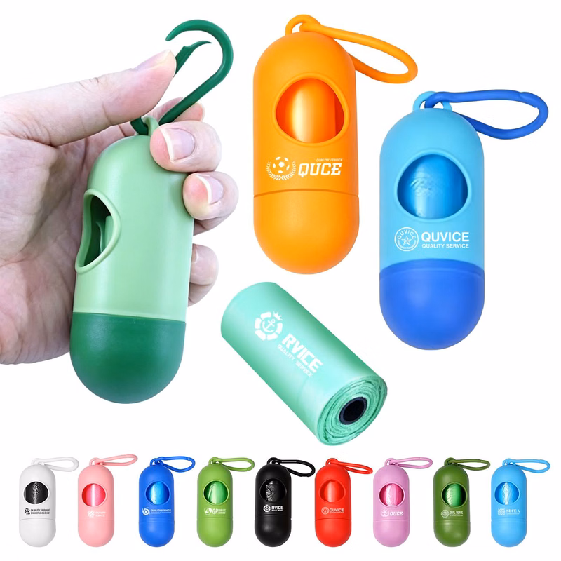 Portable Carabiner Dog Poop Bag Dispenser