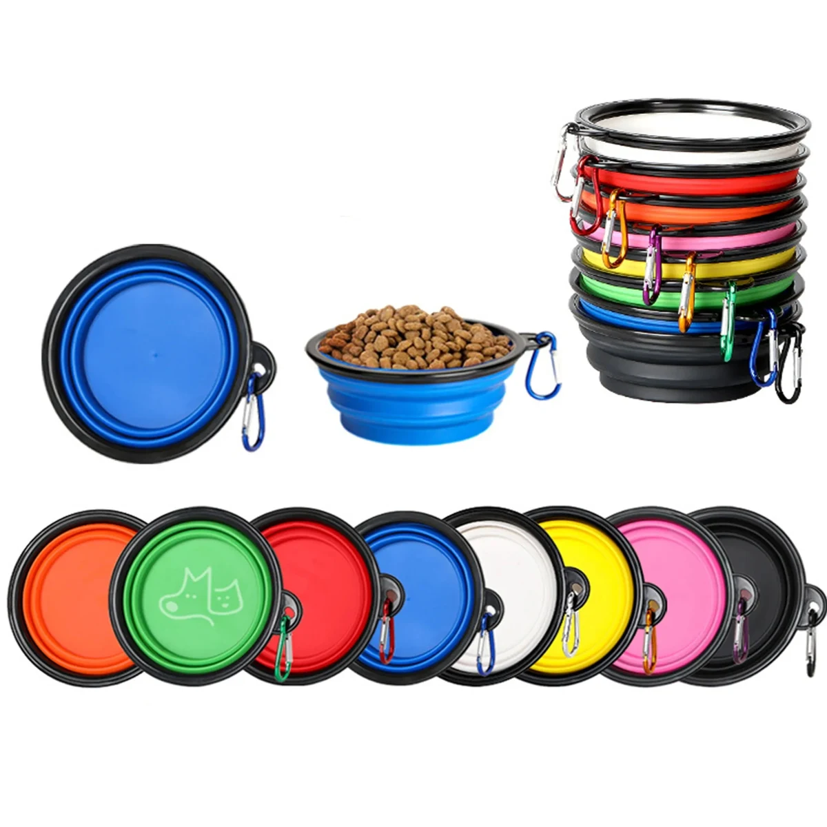 Outdoor Collapsible Dog Bowls 1