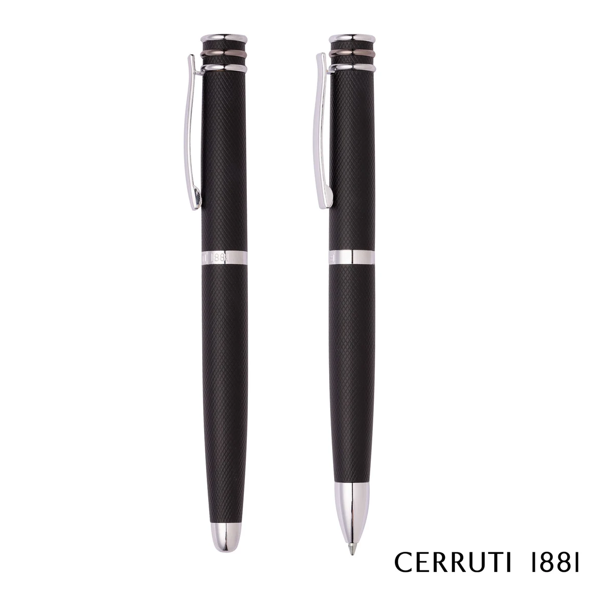 Cerruti 1881® Austin Diamond Ballpoint & Fountain Pen Set 1