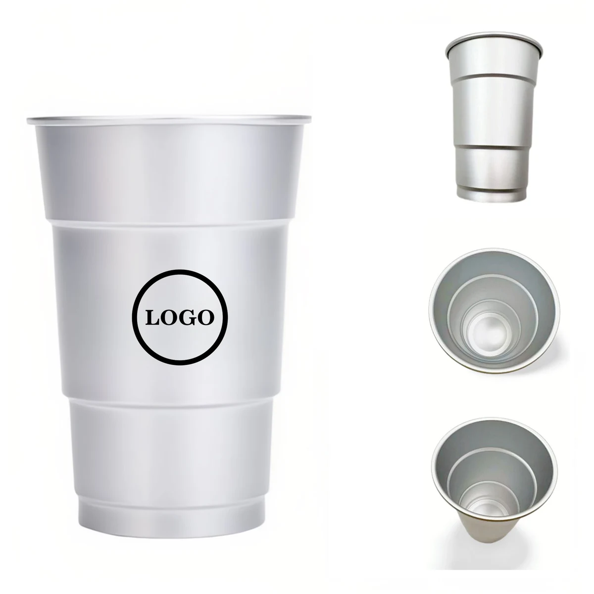 Durable Reusable Aluminum Party Cup 1