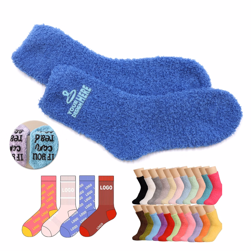 Fuzzy Cozy Fluffy Winter Slipper Socks