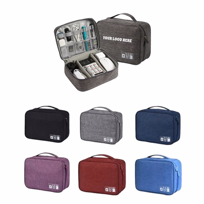 Multifunctional Makeup Data Cable Storage Bag MOQ 50PCS