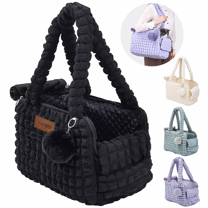 Polyester Portable Crossbody Breathable Cat Bag