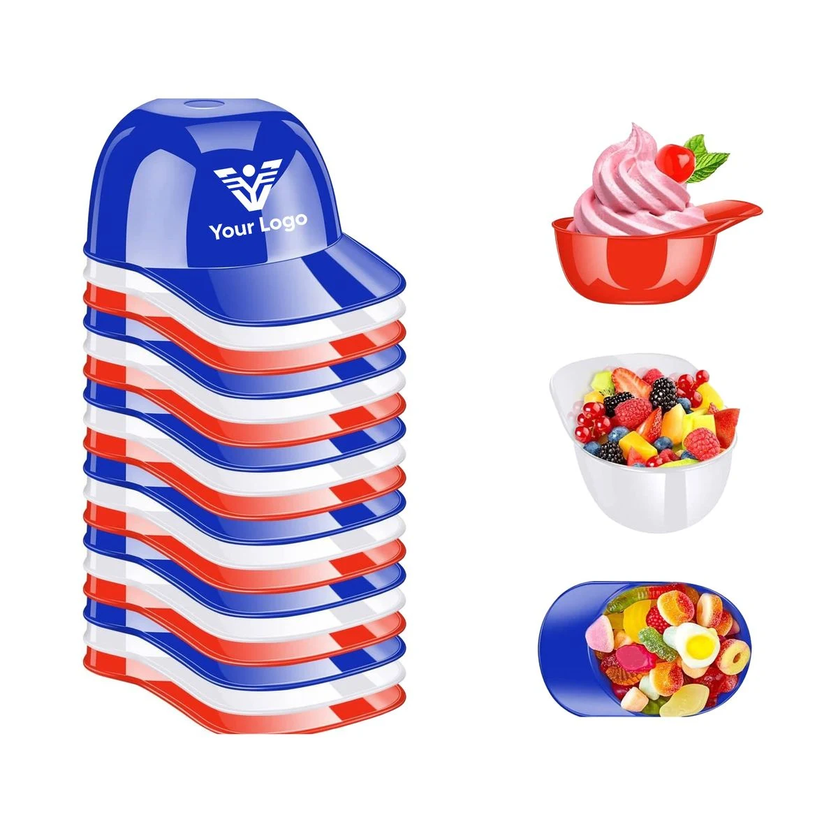 Plastic Helmet Shaped Snack Bowl 1
