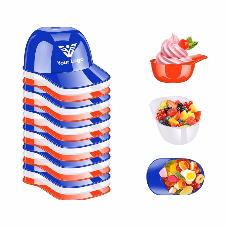 Plastic Helmet Shaped Snack Bowl