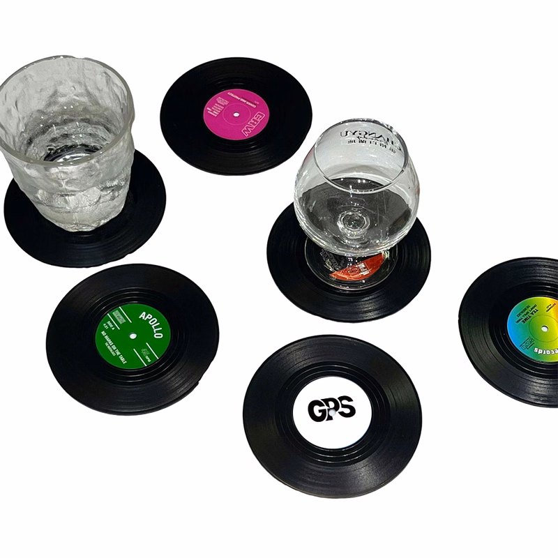 4 " Vinyl Record Retro Coaster