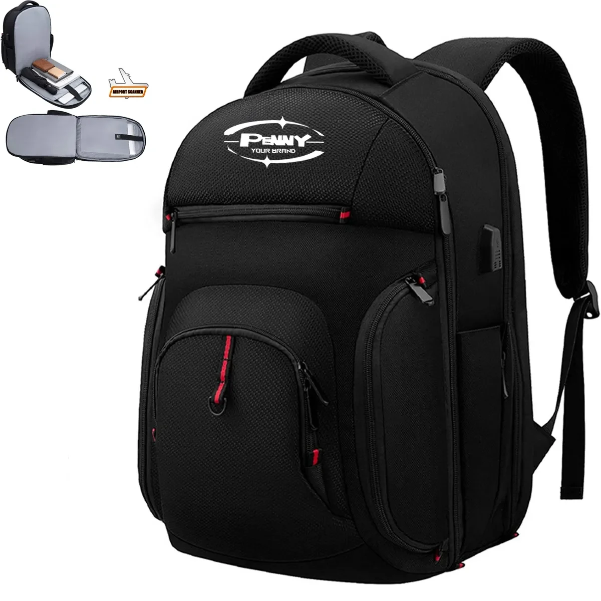 15.6" Laptop Anti-Theft Business Travel Waterproof Backpack 1