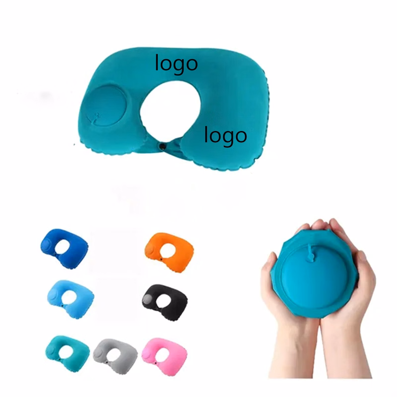 Portable Inflatable U-shaped Pillow
