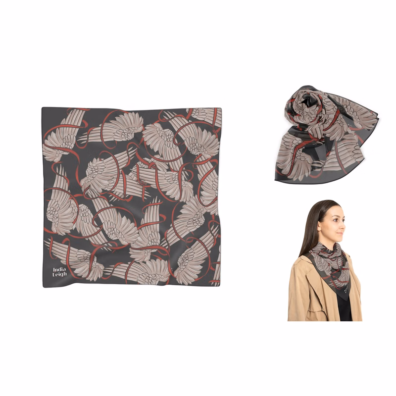 Custom Print Polyester Scarf