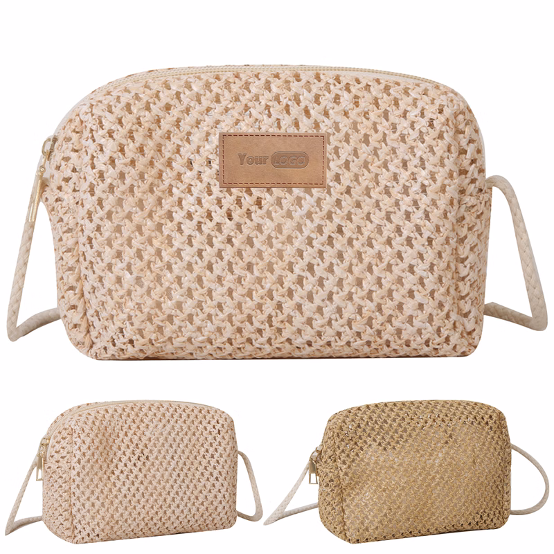 Straw Hand Woven Crossbody Bag