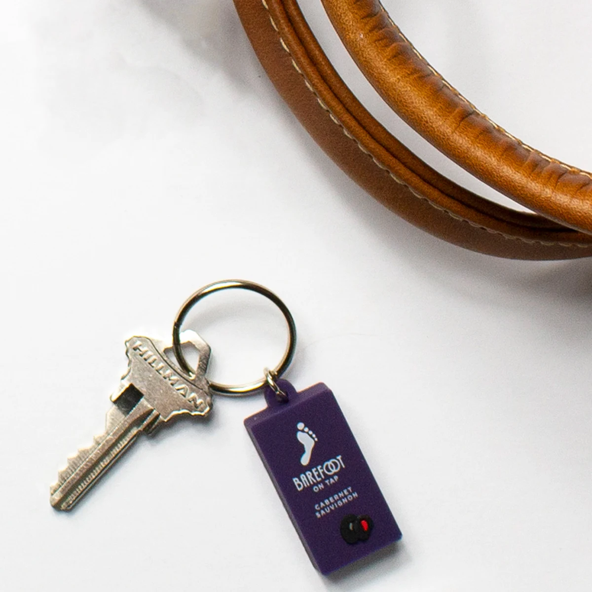PVC Fob with Keyring: 1 1/2" W x 1 1/2" H 1