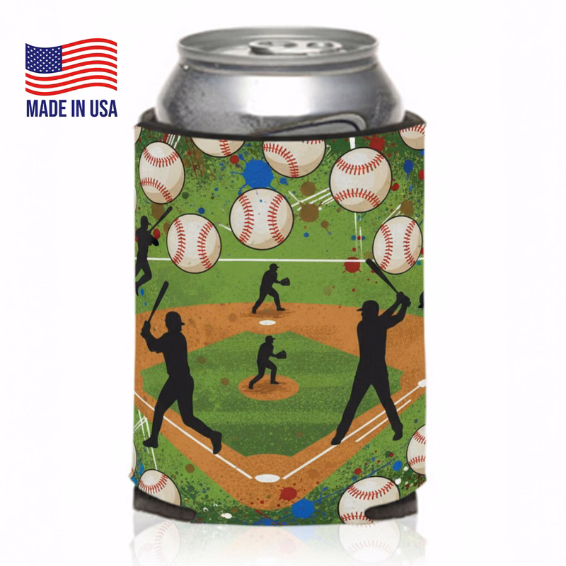 USA Made Sublimation Collapsible Foam Can Cooler