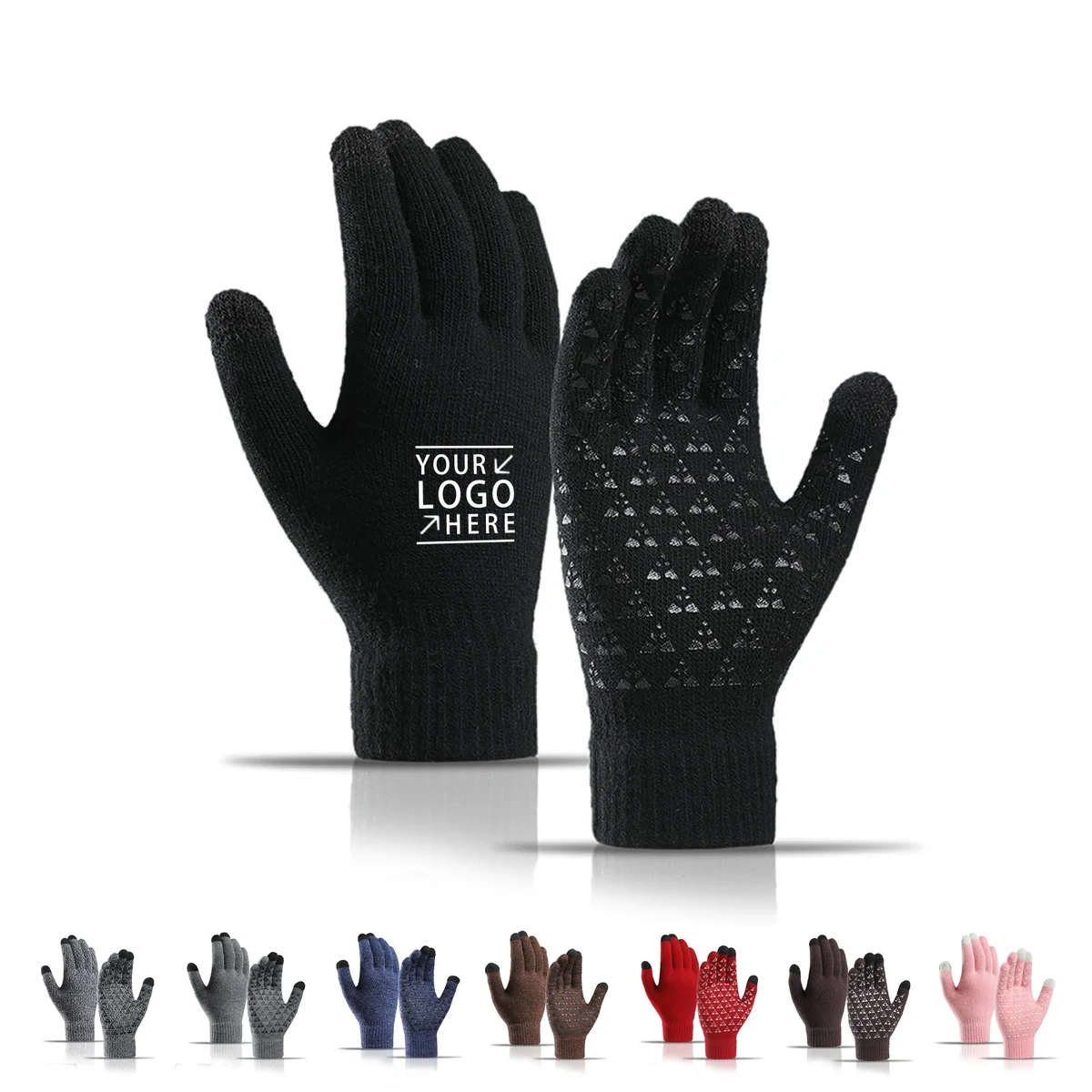 Non-Slip Warmth Gloves W/ 3 Finger Touch 1