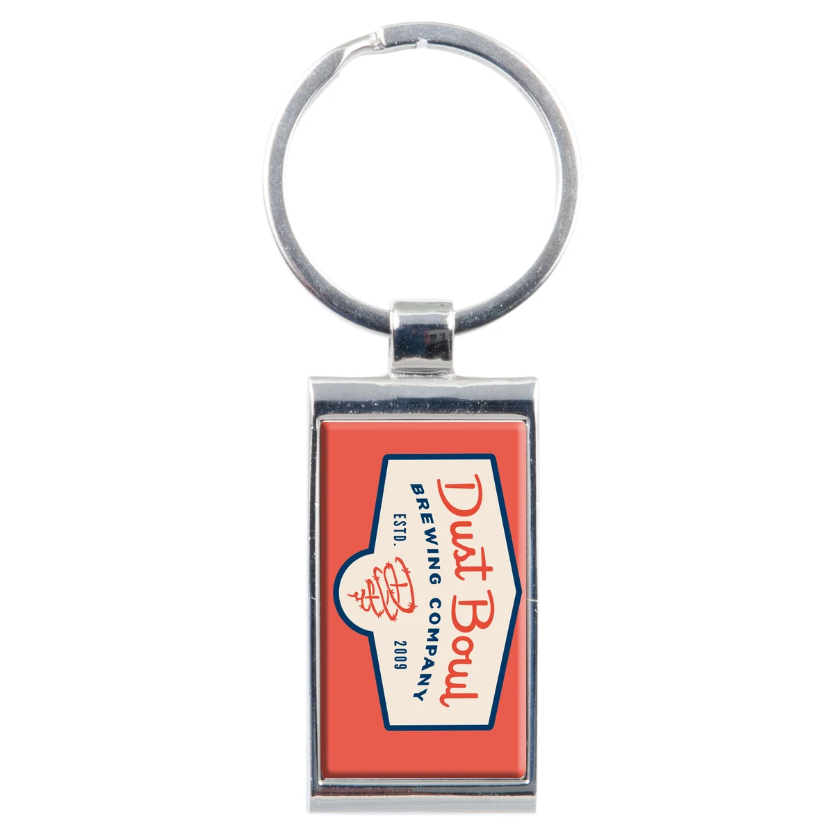 The Wave Die Cast Metal Domed Key Tag 1