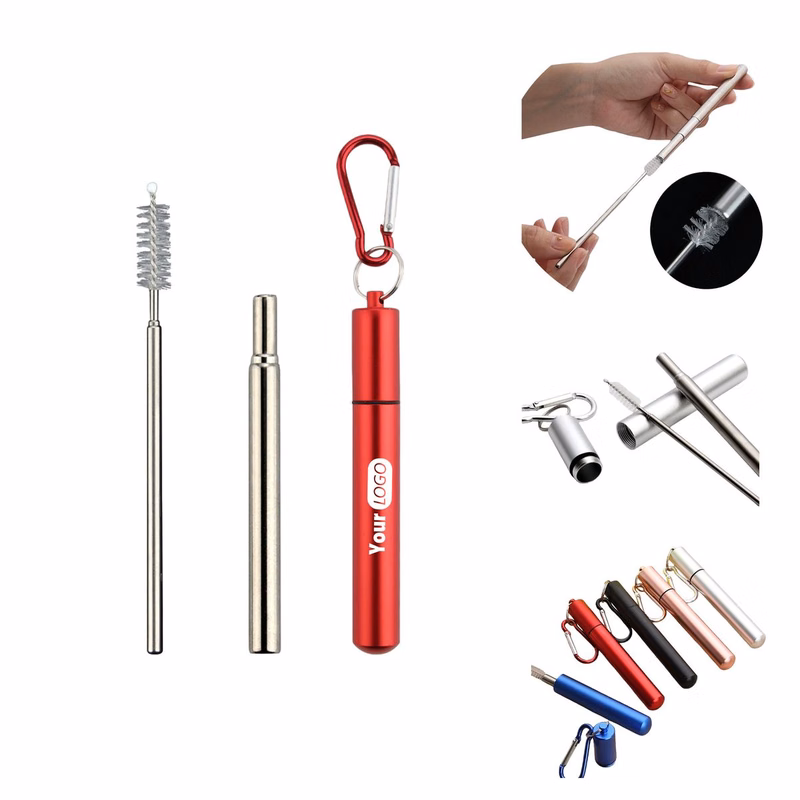 Personalized Collapsible Reusable Straw