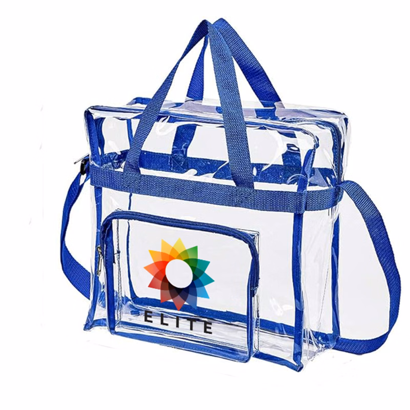 ClearPass Clear Handbag w/ Front Zipper Pocket