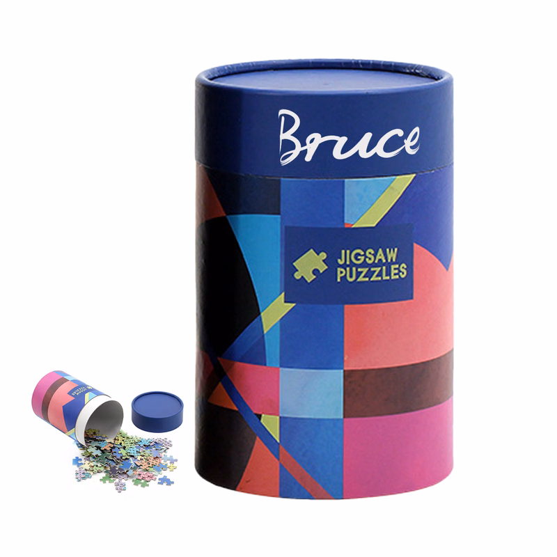 1000pcs Fun Cardboard Jigsaw Puzzle with Cylinder Box