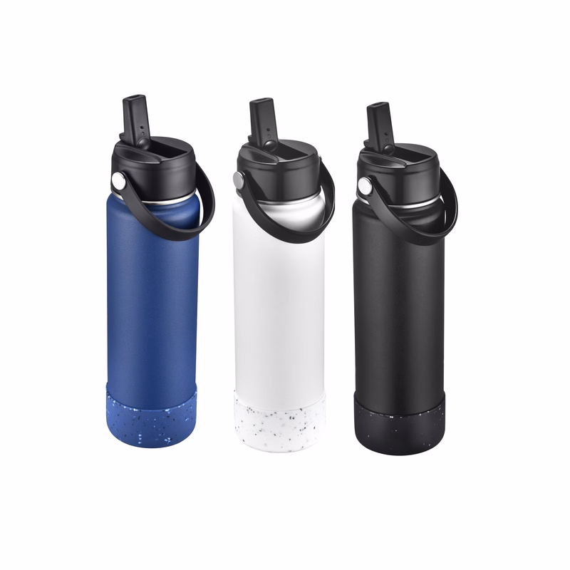 Fountain-VI - 27 Oz. Flip Up Straw Tumbler Bottle (Double Walled)