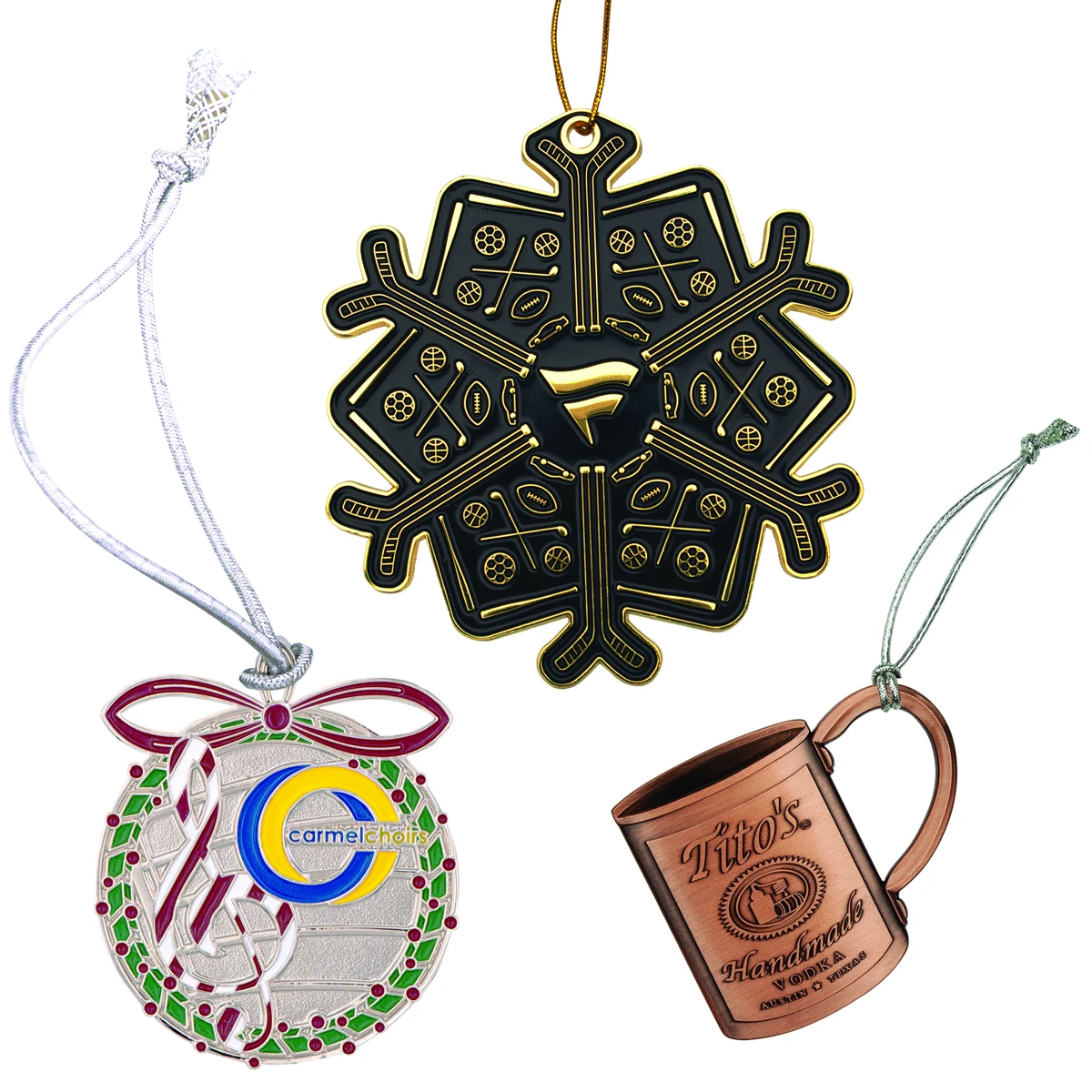 Custom Holiday Ornament 3" 1