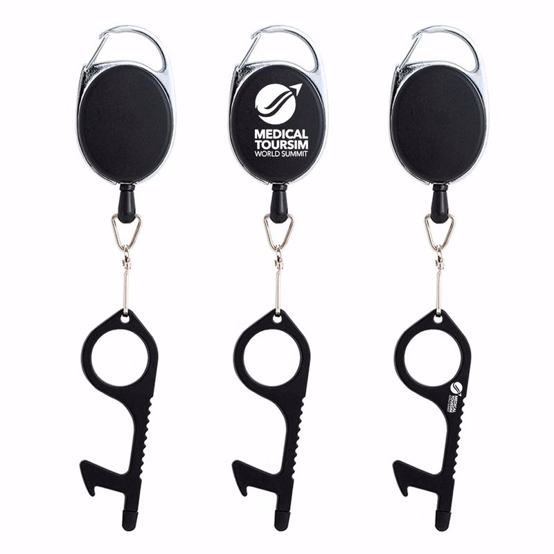 Stylus Tip Door Opener With Retractable Badge