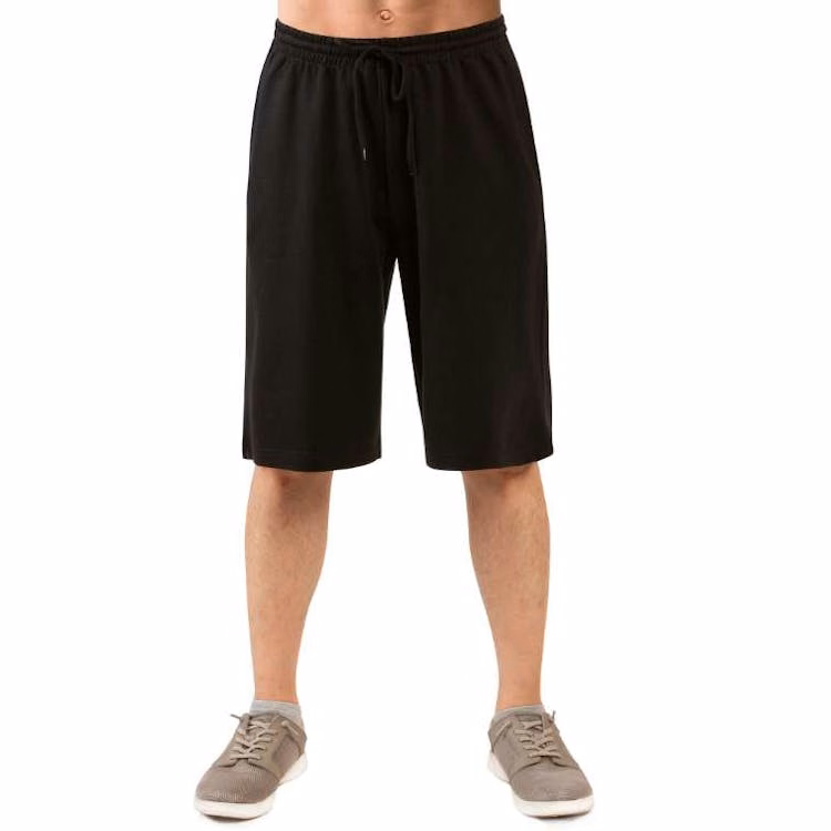 Men's Terry Shorts - Black Size XL