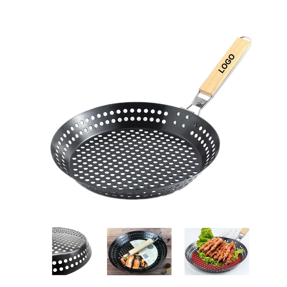 Grill Skillet with Foldable Handle (direct import) 1