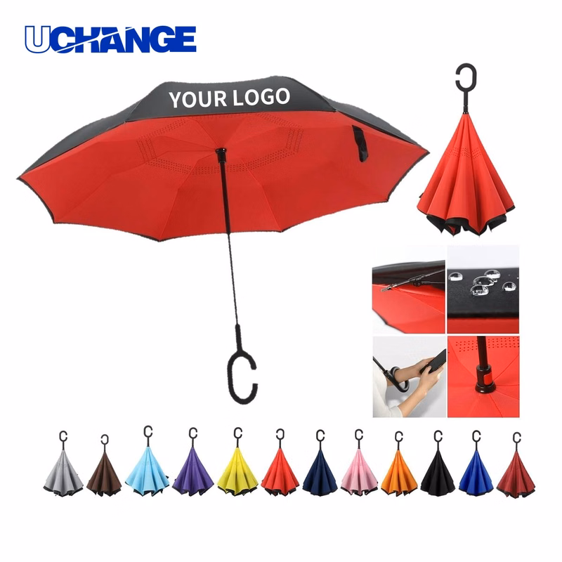 Inverted Umbrella with C Handle