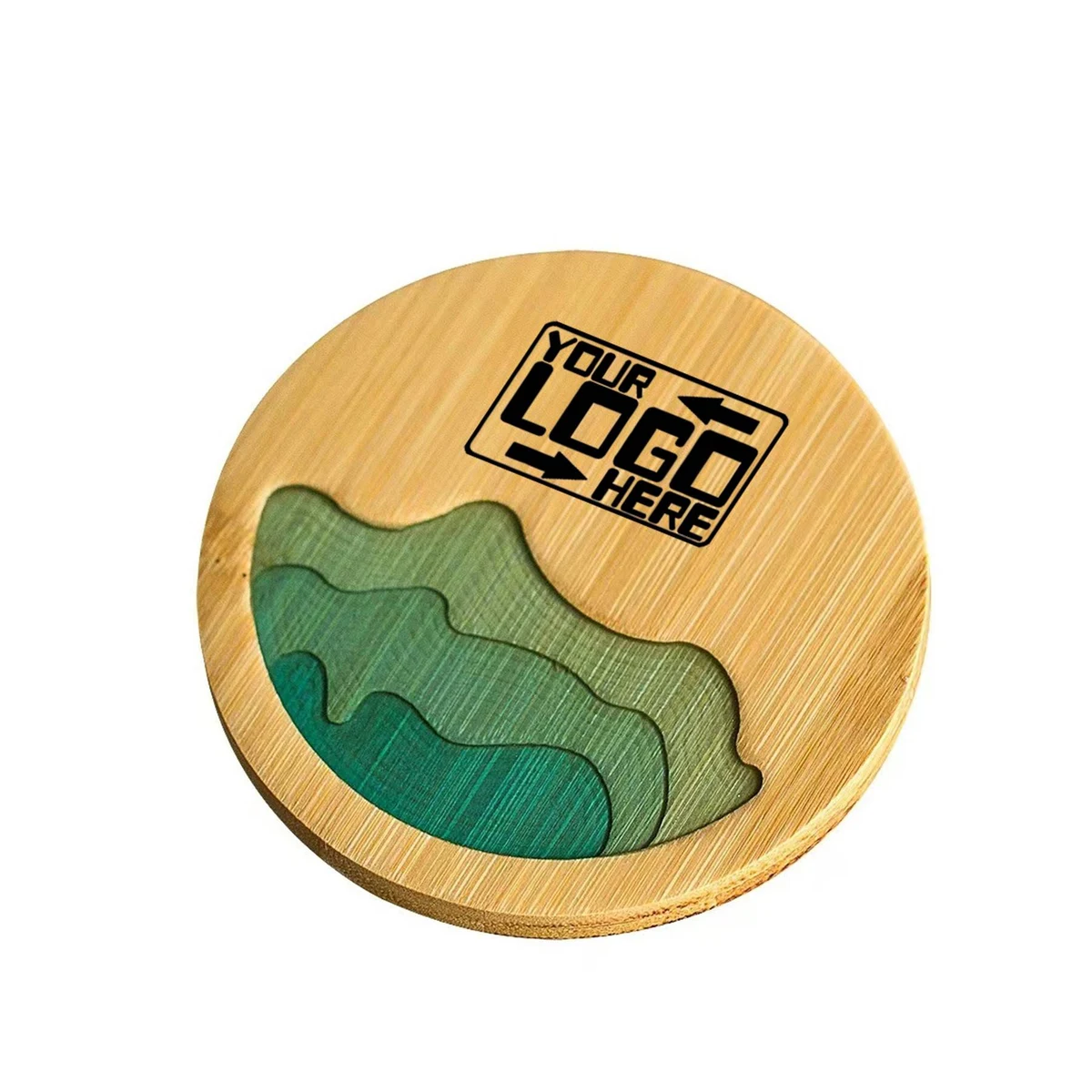 Bamboo Coaster with Resin 1