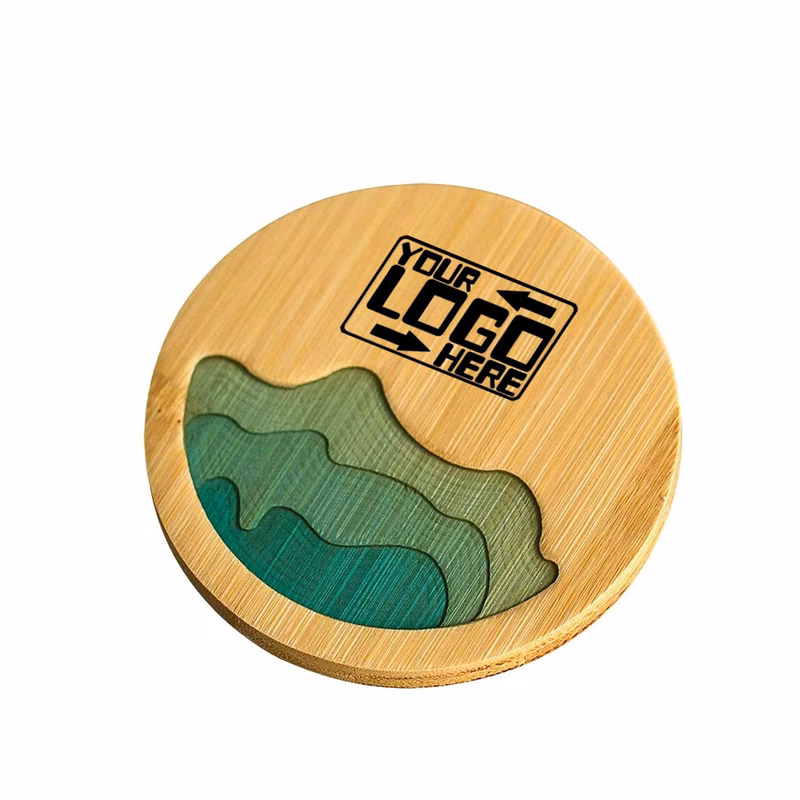 Bamboo Coaster with Resin