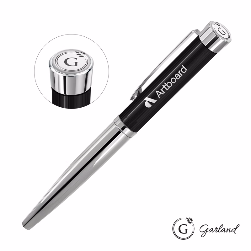 Garland® Executive Monogram Rollerball Pen - Chrome
