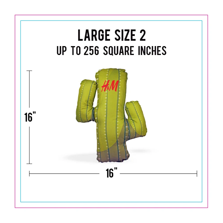 Large Size 2 Full Color Life-Like Pillow (Up to 256 square inches) 1