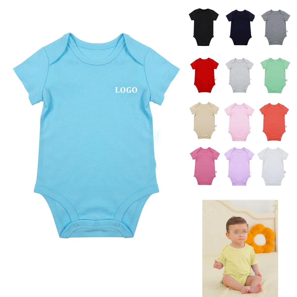 10 pack Short Sleeve Bodysuits 1