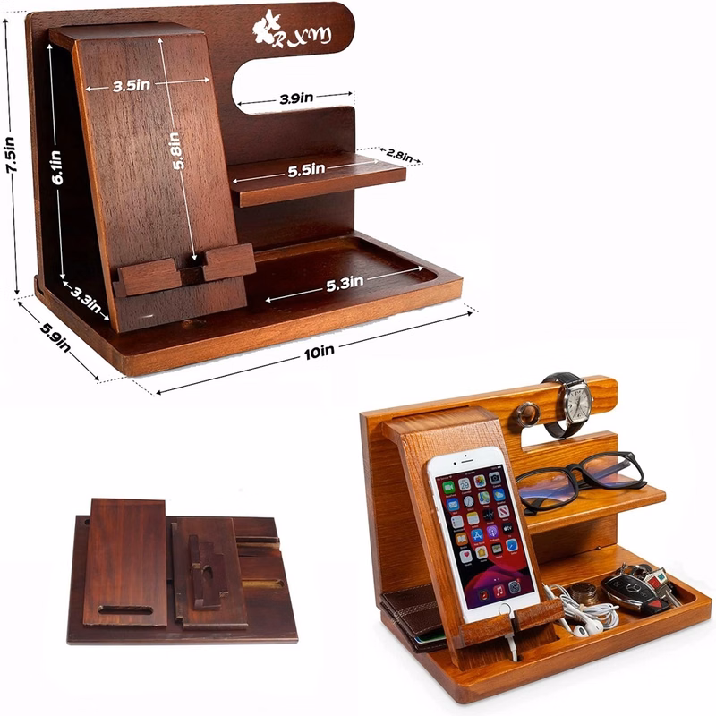 Wooden Phone Docking Stations