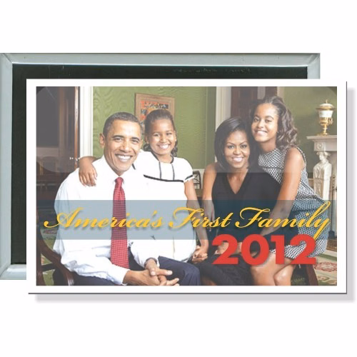 Obama, America's First Family, 2012 Button
