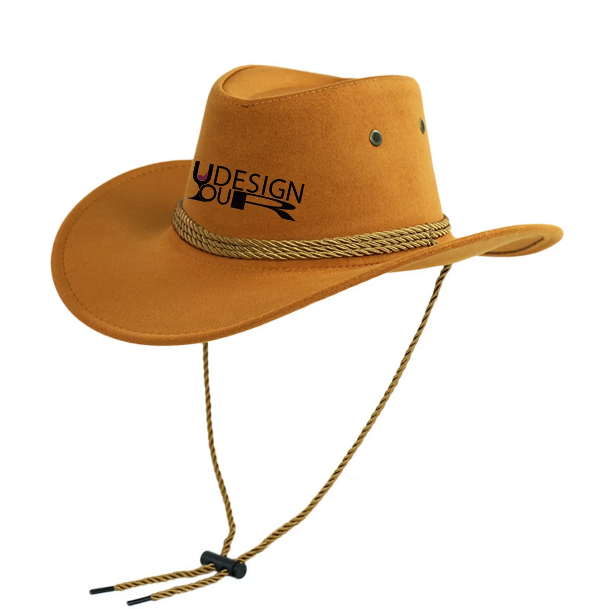 Western Cowboy Hat in Suede Fabric 1