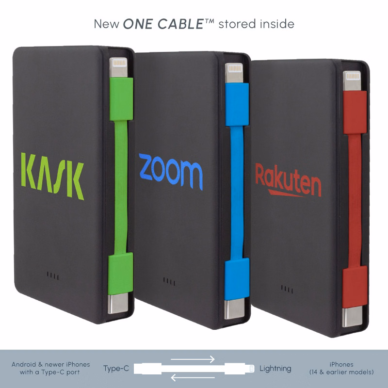 5000mAh UL Listed Power Bank with One Cable™