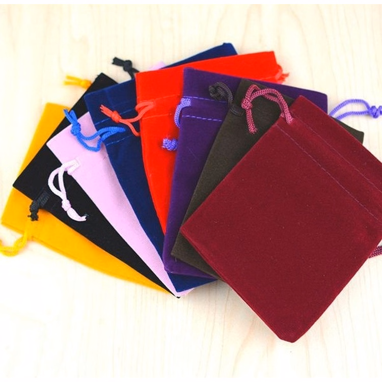 Personalized Custom Velvet Drawstring Pouch Bag