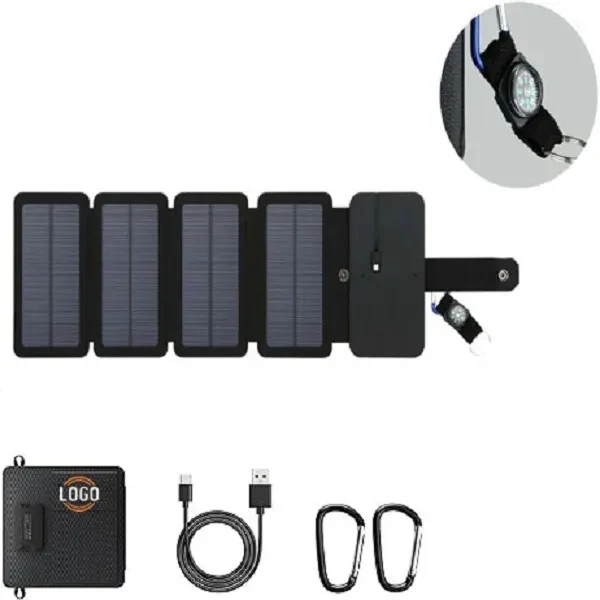 Portable Solar Charger with USB Outputs 1