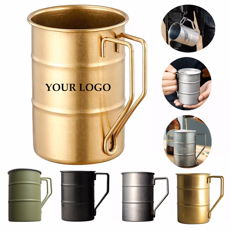 304 Stainless Steel Cup with Handle