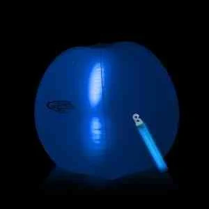 Translucent Blue Beach Ball with glow light Stick 1
